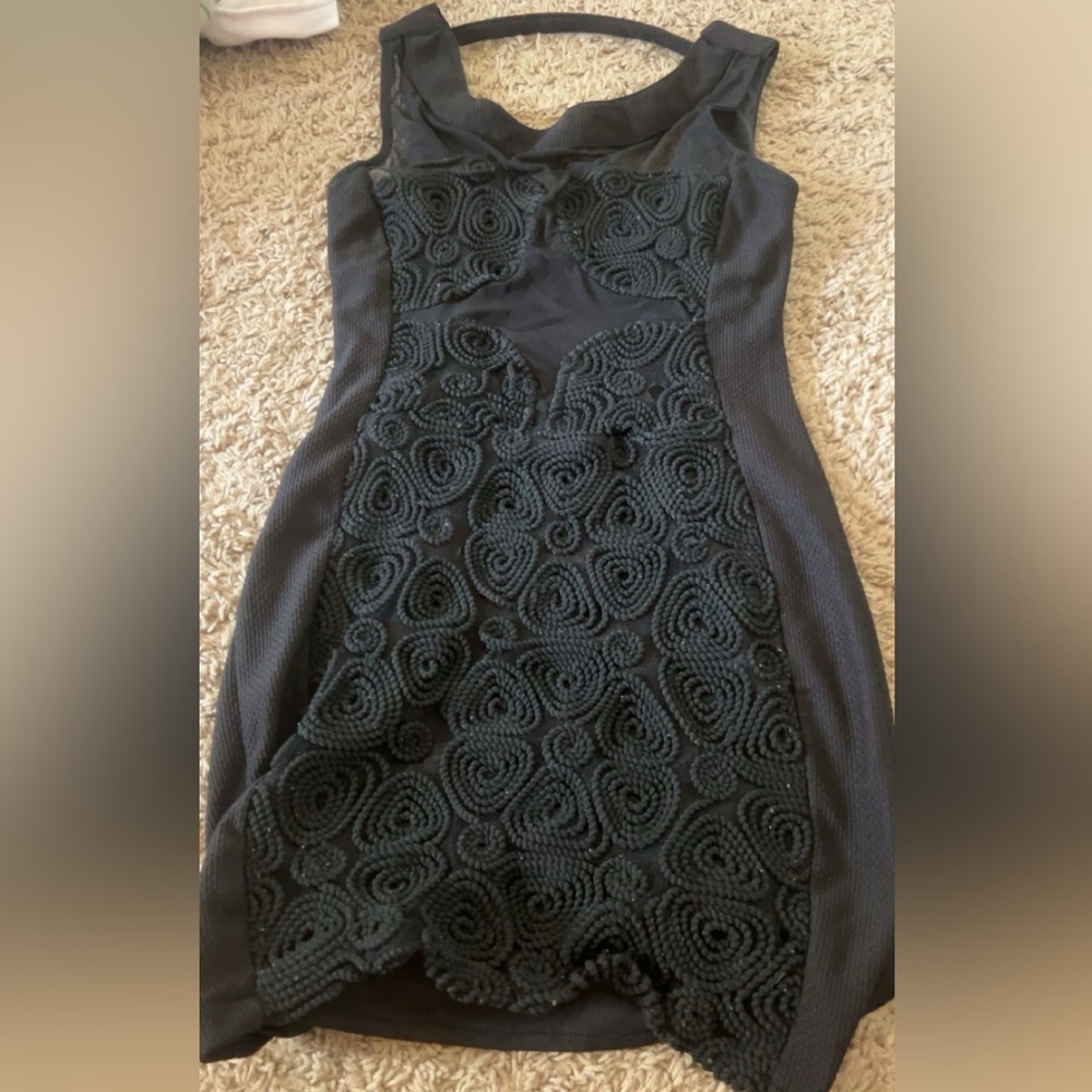 Sheer black dress